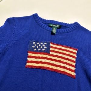 Ralph Lauren American Flag Sweater